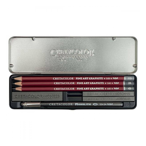 ست طراحی گرافیت 8 عددی کرتاکالر کد Cretacolor Graphite Pocket |1602