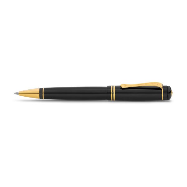 خودکار کاوکو مدل دایا2 مشکی-طلایی | Kaweco DIA2 Twist Ball Pen GOLD