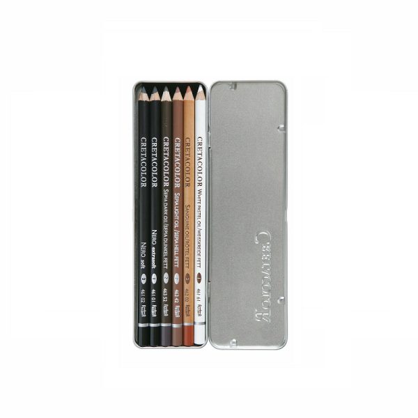 ست مدادهای روغنی کرتاکالر کد 40007| CRETACOLOR Drawing pencils