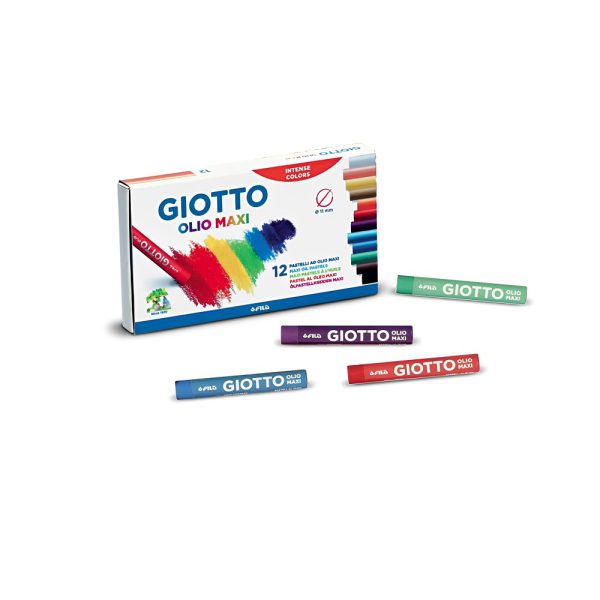 پاستل روغنی 12 رنگ جیوتو| Giotto Olio Maxi