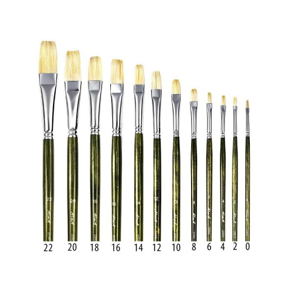 ست قلم‌مو سرتخت زبر آلما سری Alma Flat Brush SET | 2050